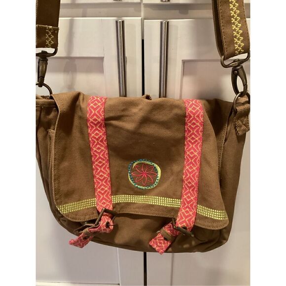 American Girl Canvas Lee Clarke Messenger Shoulder Cross Body Bag - Picture 3 of 12